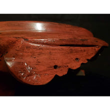 Load image into Gallery viewer, Antique Burmese Lacquer Three-Footed Tray