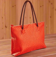 Load image into Gallery viewer, Vegan Ostrich Tote