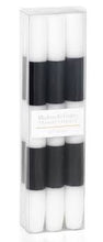 Load image into Gallery viewer, Festive Striped Taper Candles Set of 6
