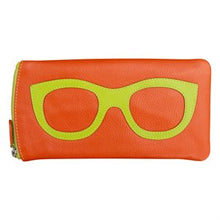 Load image into Gallery viewer, Genuine Leather Eyeglass/Sunglass Case w/ Zipper
