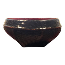 Load image into Gallery viewer, Early 1900s Burmese Lacquered Rattan Bowl
