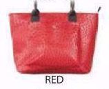 Front Pocket Vegan Ostrich Tote