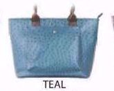Load image into Gallery viewer, Front Pocket Vegan Ostrich Tote
